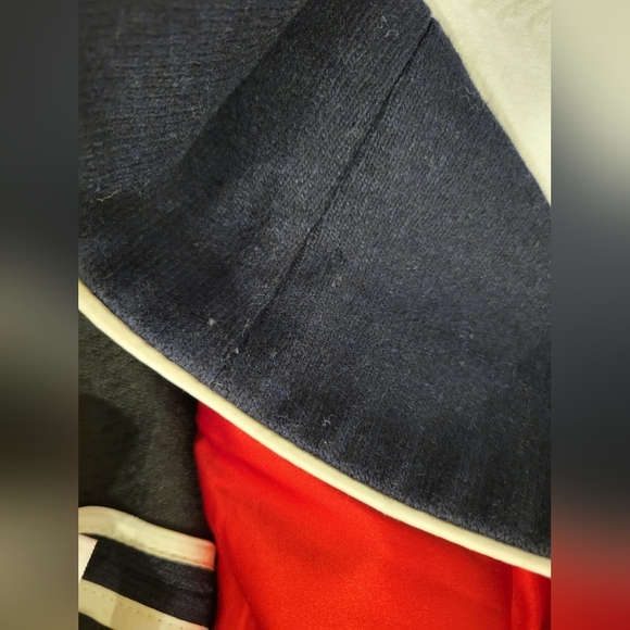 Banana Republic Vintage Italian Fabric True Navy Preppy Blazer Jacket Button Six - Picture 7 of 12